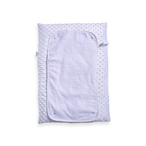 Clair de Lune | Dimple Roly Poly Travel and Change Mat | Perfect for out and about travel | White
