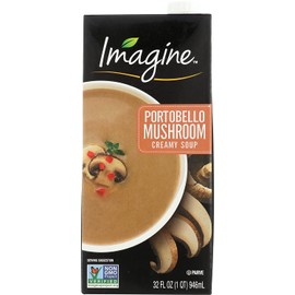 Imagine Portobello Mushroom Creamy Soup 32 fl. oz (Pack of 6)