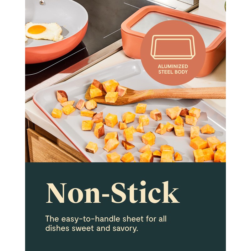 Caraway Non-Stick Ceramic Medium Baking Sheet - Naturally Slick Ceramic