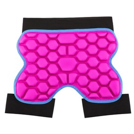 Butt Pads for Skating, 25 mm Thick Bum Protector for Kids (3-7 Years Old) Lightweight, Anti Slip Snowboard Padded Pants, Hip Pads for Ice Skating Ski Skiing Skateboarding Cycling (Pink)
