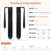 SEIKEA 35 Inch Clip in Ponytail Extension Wrap Around Long