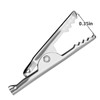 Cleqee 10PCS Alligator Clips Electrical Test Leads Dual Ended Crocodile