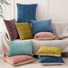 FIFU 18x18 Inch Throw Pillow Covers Set of 2, Jacquard