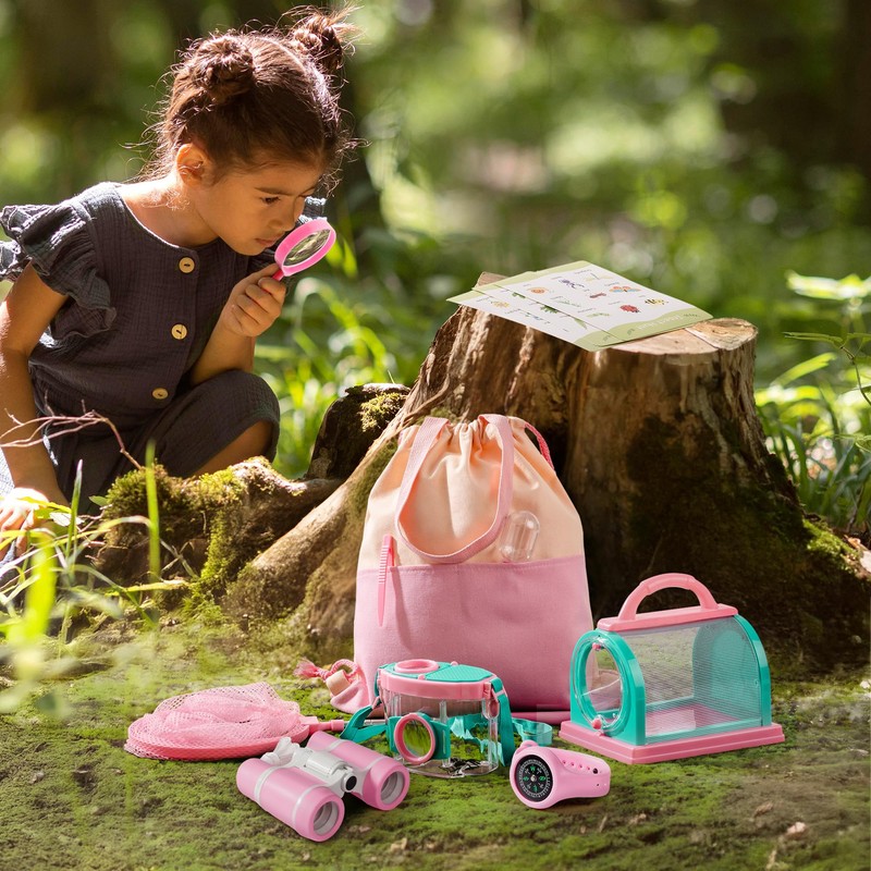 ROBOTIME Bug Catcher Kit for Kids, 12Pcs Explorer Kit, Outdoor