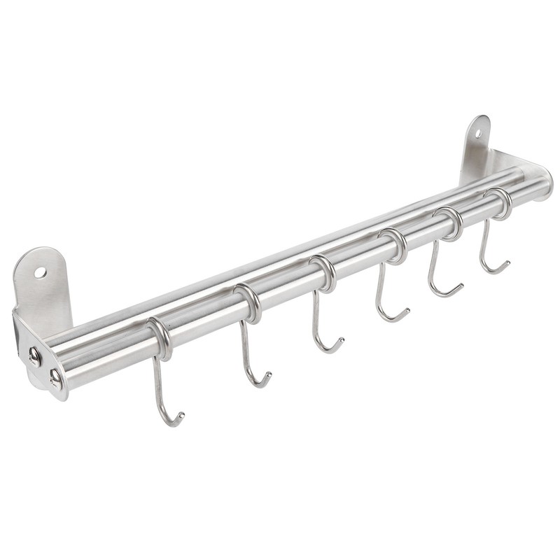 Wall Mounted Storage Shelves Pot Lid Rack Utensil Hanger Hook
