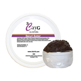 3CayG Direct Bacuri Mantequilla 100% pura sin refinar, 8 oz (8 oz)