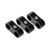 Motoforti 3pcs AN4 Car Hose Separator Clamp Fuel Line Connector