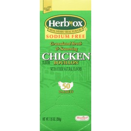 Hormel Herb Ox Chicken Bouillon Sodium Free 50 Packets