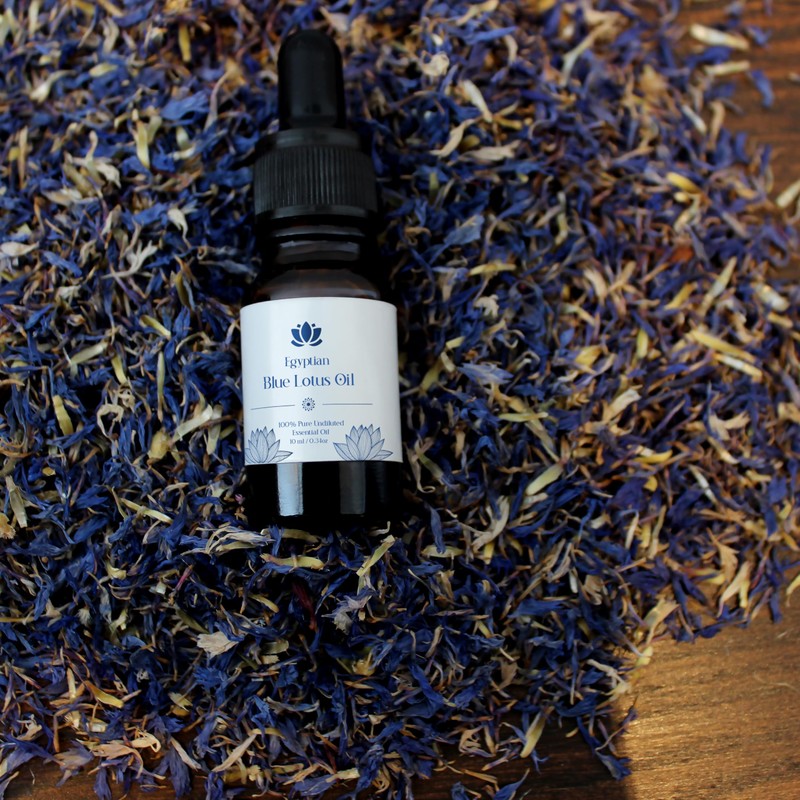 Luxury Pure Blue Lotus Oil | Undiluted Essential Oil |