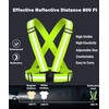 YUNLOVXEE Reflective Strap Safety Vest Gear - 2-10 Pack Adjustable