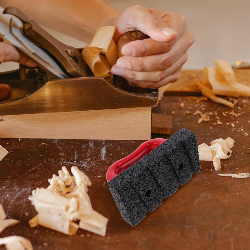 Gadpiparty Masonry Rubbing Brick Rub Brick with Handle Concrete Tools