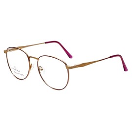 Linda Evans Designer Eyewear Frame LE-169 in Burgundy 53mm
