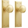 Signature Hardware 480934 Hubbard Solid Brass Dummy Set Door Knob