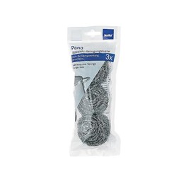 kela Cleaning Balls Pano 3 Pieces of Stainless Steel, Silver, 10 x 5 x 5 cm