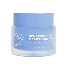 Then I Met You Renewing Rich Beauty Cream - Rich and Silky Moisturizer for Face with Ginseng  Squalane - Vegan, Clean Skincare (1.69 fl oz)           