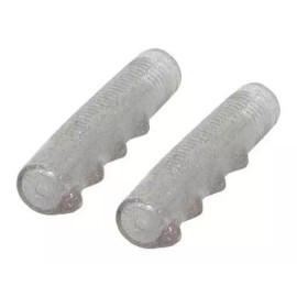 Vintage Lowrider SPARKLE Clear Bicycle Handlebar Glitter Vintage Lowrider Cruiser Bike Grips.