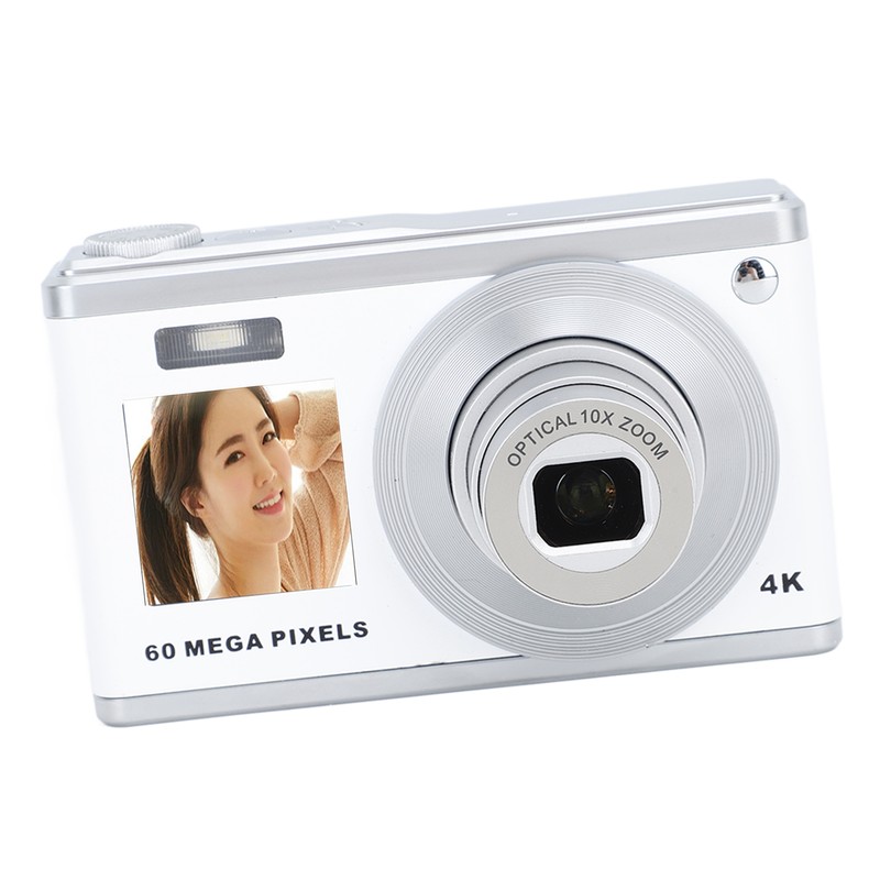 4K Digital Camera Dual HD IPS Screen 10x Optical Zoom