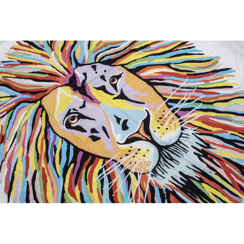 Croydex Steven Brown Lewis McZoo Shower Curtain, Multicolour, 1800x1800