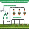 DUCHIFAD Garden Drip Irrigation Kit,98FT Greenhouse Micro Automatic Drip Irrigation
