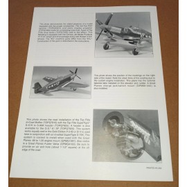 Hobbico Top Flite P-51B/51D Mustang 60 Scale Manual Instruction Book P516P03 New