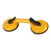 Yellow 2 Jaw Suction Cup Aluminium Alloy Professional Double Jaw