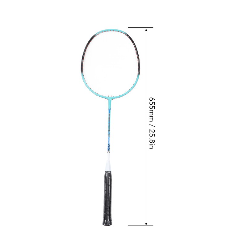 2 PCS X3 Badminton Rackets Iron Alloy Integrated Double Badminton
