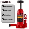 5 Ton 10000 lb Hydraulic Bottle Jack W/ Carrying Case