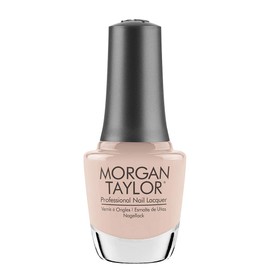 Morgan Taylor Nail Lacquer (Do I Look Buff) Nude Professional Lacquer, Vibrant, Chip-Resistant, Fast-Drying, Long-Lasting, High-Shine, Perfect for Manicures & Pedicure, 0.5 ounce.