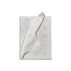 Pro Supply Global Blue Bows Printed Tissue Paper for Gift Bags or Boxes and Wrapping - Bulk Decorative Art Tissue Paper for Packaging and Gifting | 24 Sheets 20" x 30"