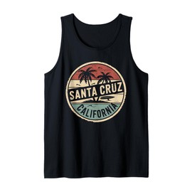 Santa Cruz Tshirt Men Women California Retro Sunset Vintage Tank Top