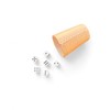 DELALO Leather Dice Cup Set, 5 Cups with 30 Cubes,
