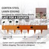 20ft (6-Pack) Cor-Ten Steel Landscape Edging – 40" x 8"