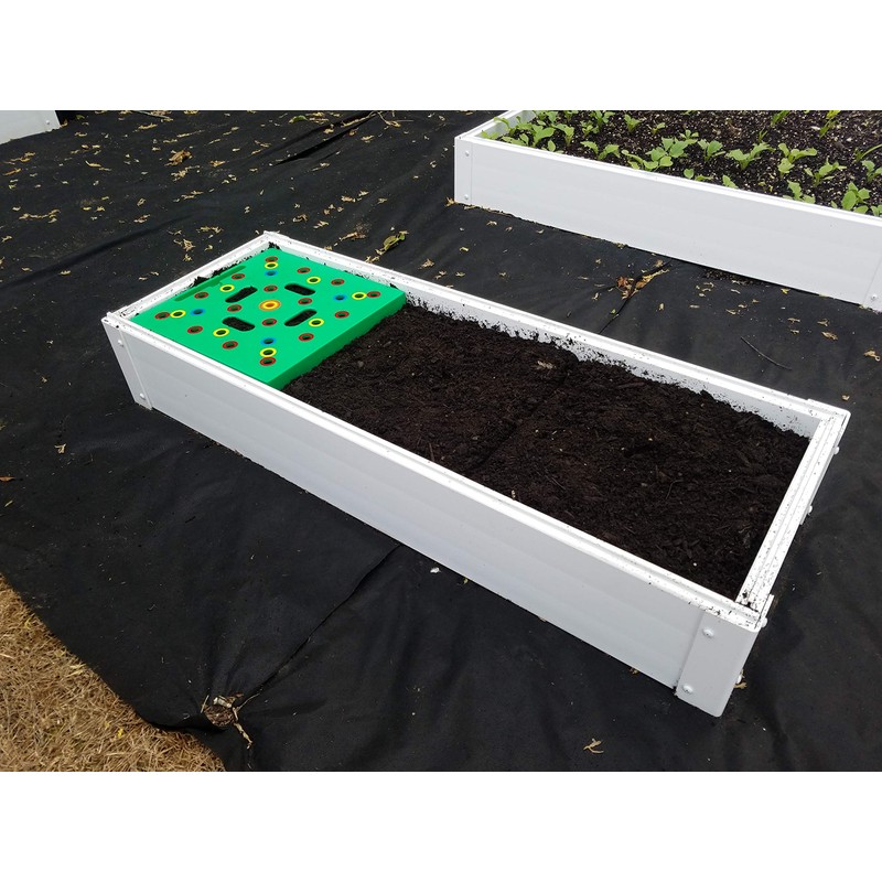 Handy Bed 1 x 3 Square Foot Design, Stack-able, White,