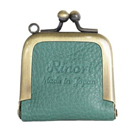 Rinori Leather Accessory Case, Genuine Leather, Portable, Cute Mini Treasure, Made in Japan, Peppermint Green