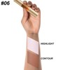 FOCALLURE 2 in 1 Cream Bronzer and Highlighter Stick,Non-greasy &