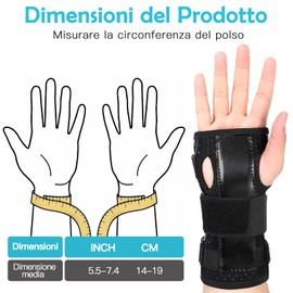 Scettar Handgelenkbandage geeignet für rechte und linke Hand