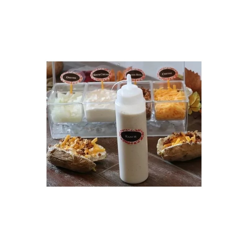 Ibili Botella Mamila Dispensadora Squeeze 360ml Para Aderezo Salsa