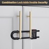 4 Packs U-Shaped Sliding Cabinet Locks, Baby Proofing Cabinets with