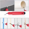 flintronic Universal Deburring Tool with 10 Replacement Blades, 360° Rotating