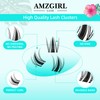 Lash Clusters Manga 168Pcs Eyelash Cluster Wet Look Ultra-Thin Invisible