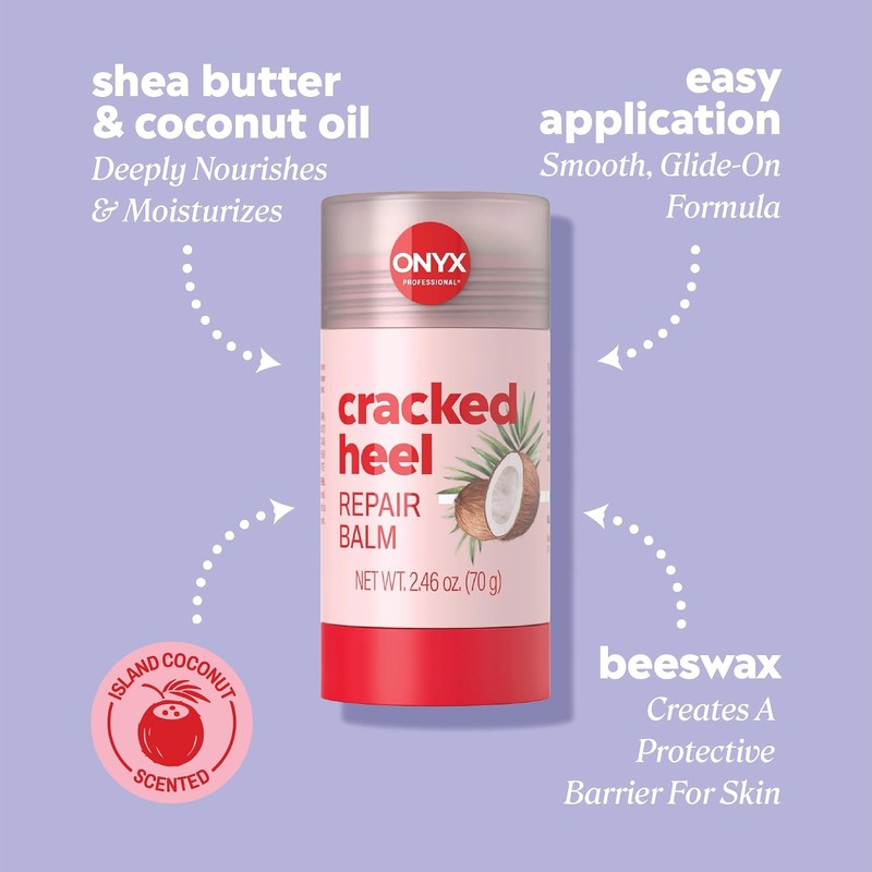 YUAKUOD Onyx Professional Cracked Heel Stick 2 Pack, Treatment Balm