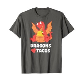 Dragons Love Tacos Shirt Kids Dragon Lovers Gifts T-Shirt