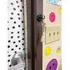 Teacher Created Resources Black and White Magnetic Hooks