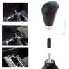 Lunsom Leather Shifter Knob R Style Shift Stick Handle Head