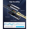 KINGTOP Headset Splitter, 3.5mm Headphone Mic Splitter Cable for Headset