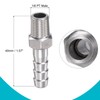 sourcing map Hose Nozzle Hose Connector 8 mm AD x