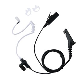 Klykon 2 Wire Surveillance Kit Eeapiece Headset Compatible with Motorola MTP850 MOTOTRBO XPR6550 XPR7550 XPR7580 APX6000 APX4000 XPR7350 XPR6350 Walkie Talkie 2 Way Radio