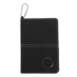 Totority 1Pc Stylish Golf Scorebook PU Scorecards Protector Durable Cover for Recording Golf Balls Scores for Golf Enthusiasts for Men Women