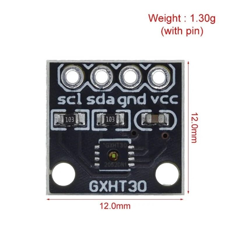TECNOULAB GXHT30 Microcontroller Temperature and Humidity Sensor Module IIC I2C