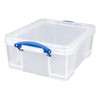 Really Useful Box 17 Liter Plastic Stackable Storage Container w/Snap
